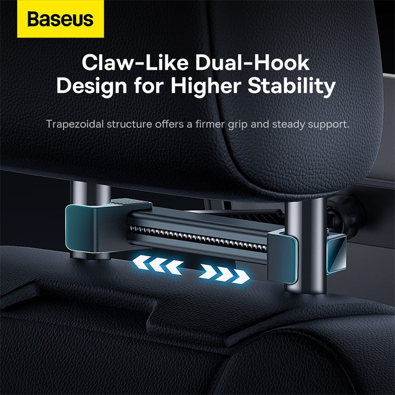 Car Backseat Headrest Mount Holder 360 Rotation for Phone & Tablet 4.7"–12.9"