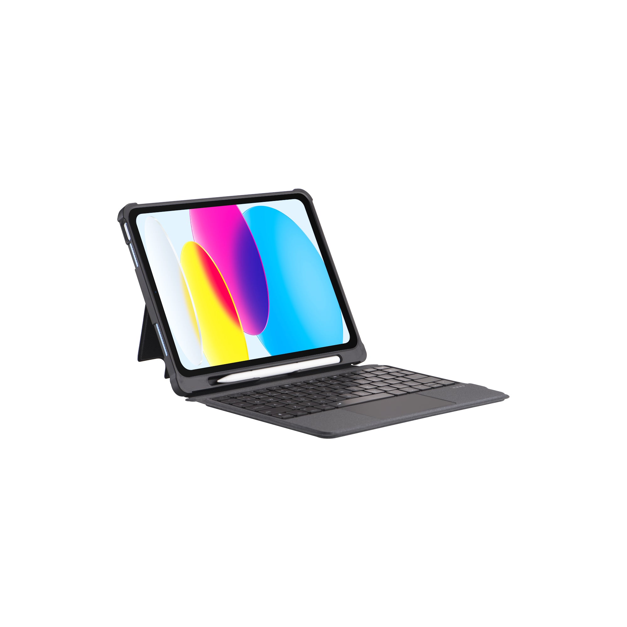 iPad 10th 10.9"/ iPad 11 A16  Backlit Bluetooth keyboard with Trackpad Detachable stand case
