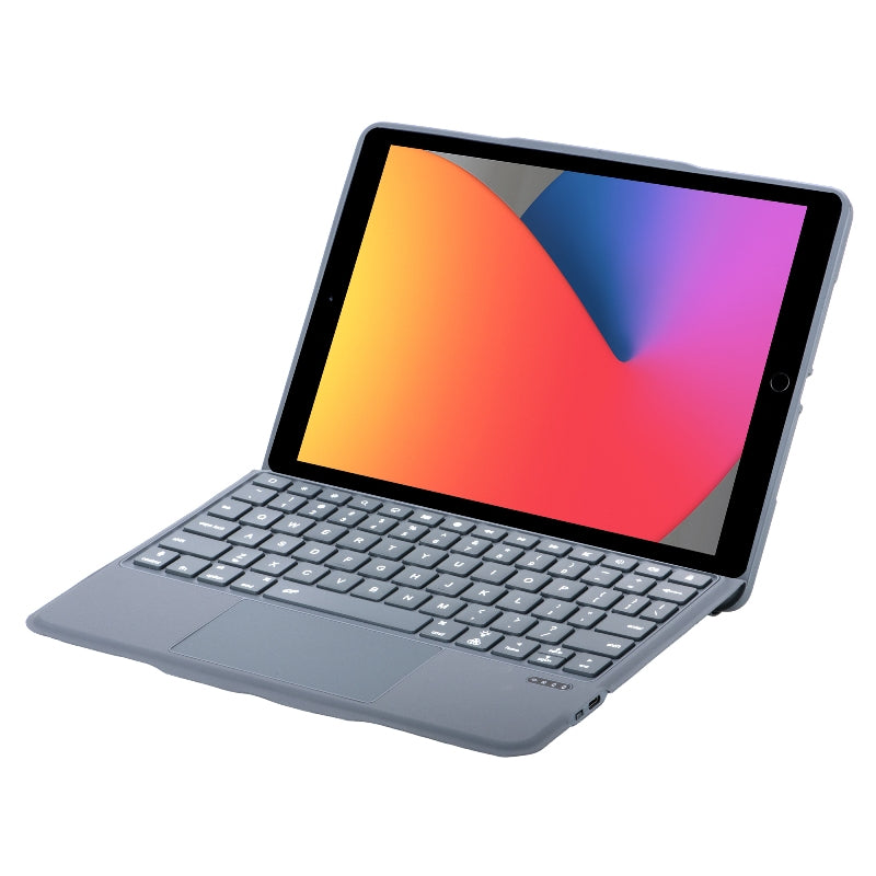 iPad 10.2"/10.5" Backlit Trackpad Bluetooth Keyboard Removable Case