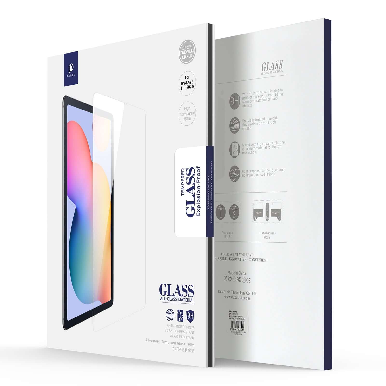 iPad Air 11 inch 2024/ 2025 HD Tempered Glass Screen Protector
