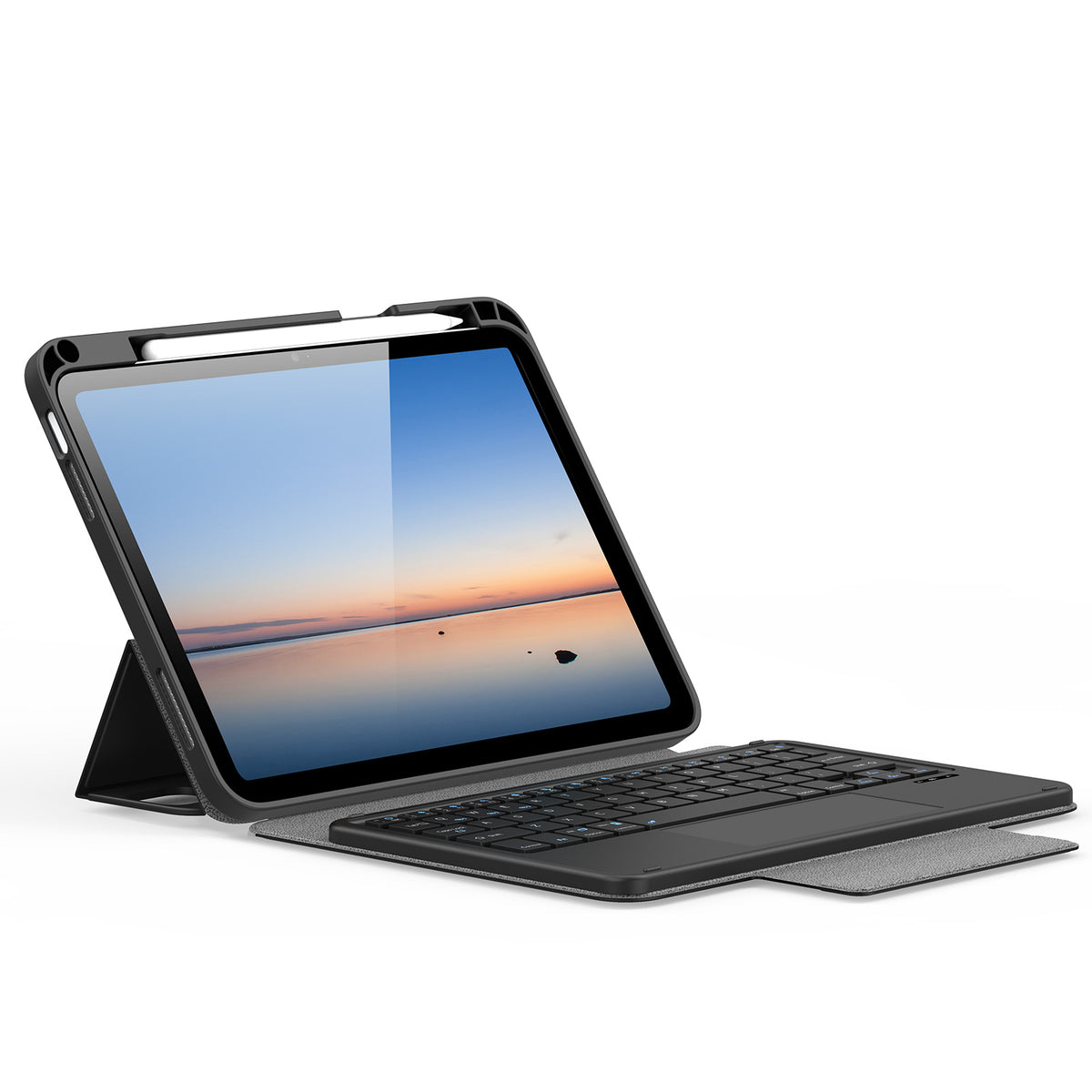 iPad 10th / A16 Keyboard with Trackpad Foldable Protective Case