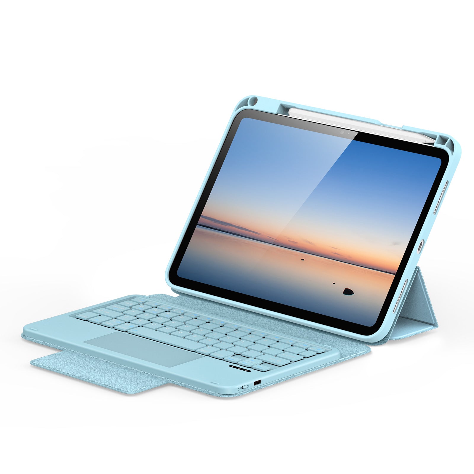 Keyboard Case with Trackpad for iPad Air 11  / 5 /  4  iPad Pro 11
