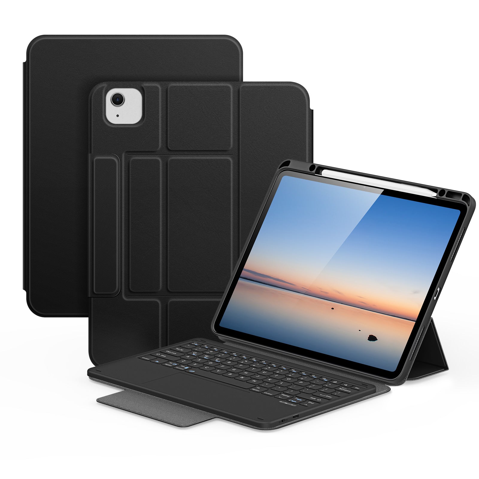 Keyboard Case with Trackpad for iPad Air 11  / 5 /  4  iPad Pro 11