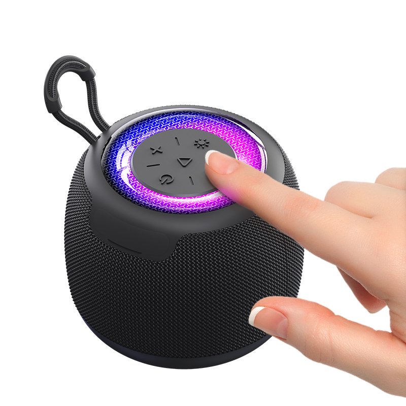 Mini Portable Wireless Bluetooth Speaker with Colorful LED Light