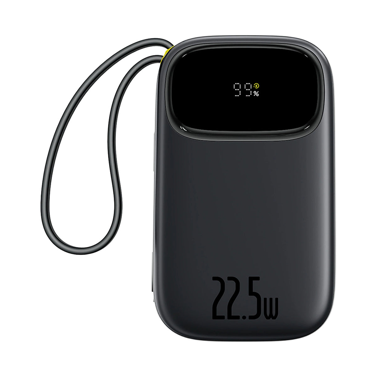 Baseus 20000mAh Powerbank Digital Display With Built-in Cables USB-C + Lightning