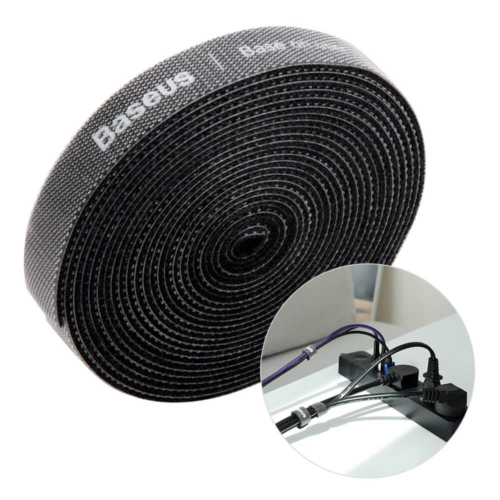 Cable Wrap Tape Oragnizer Circle Velcro strap 3m