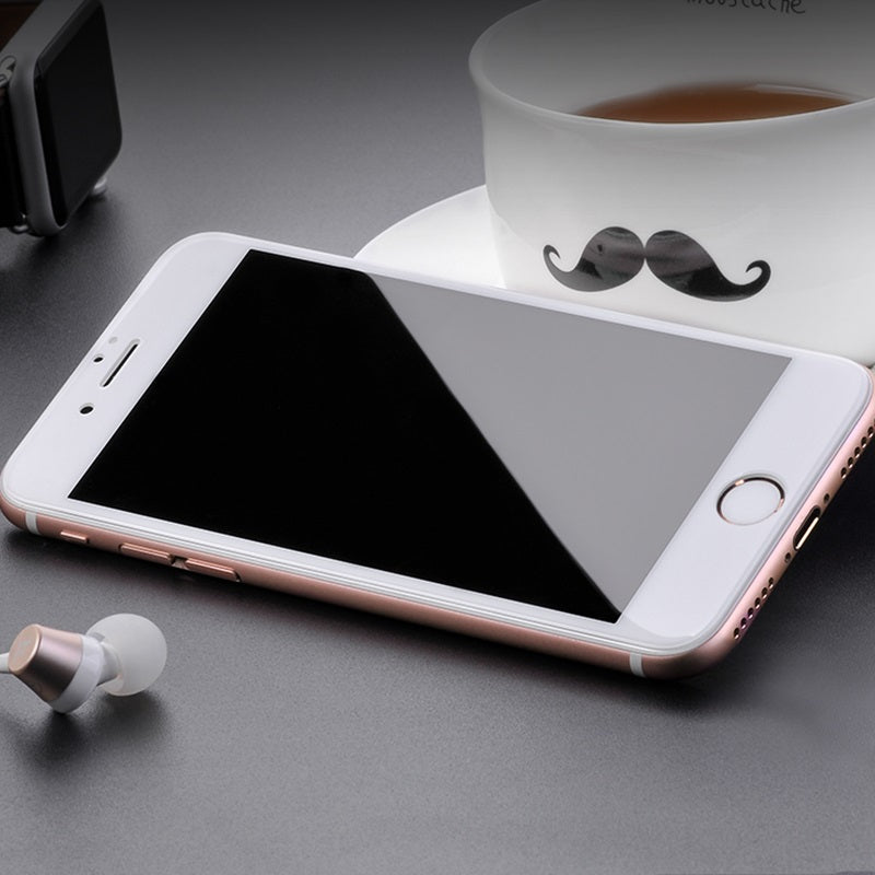 iPhone 7 plus / 8 plus HD Full Tempered Glass screen protector-White