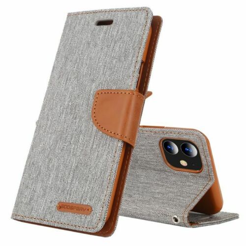 iPhone 11 Pro Canvas wallet Protective Case Grey