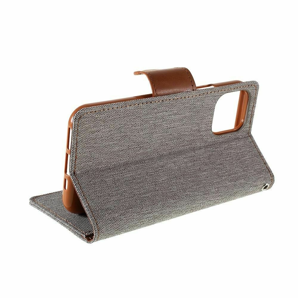 iPhone 11 Pro Canvas wallet Protective Case Grey