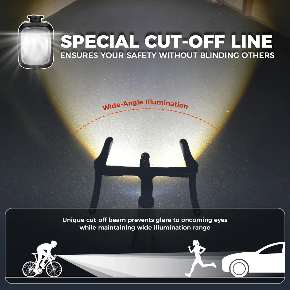 Smart Bike Headlight Front Bicycle Light 1000 Lumens