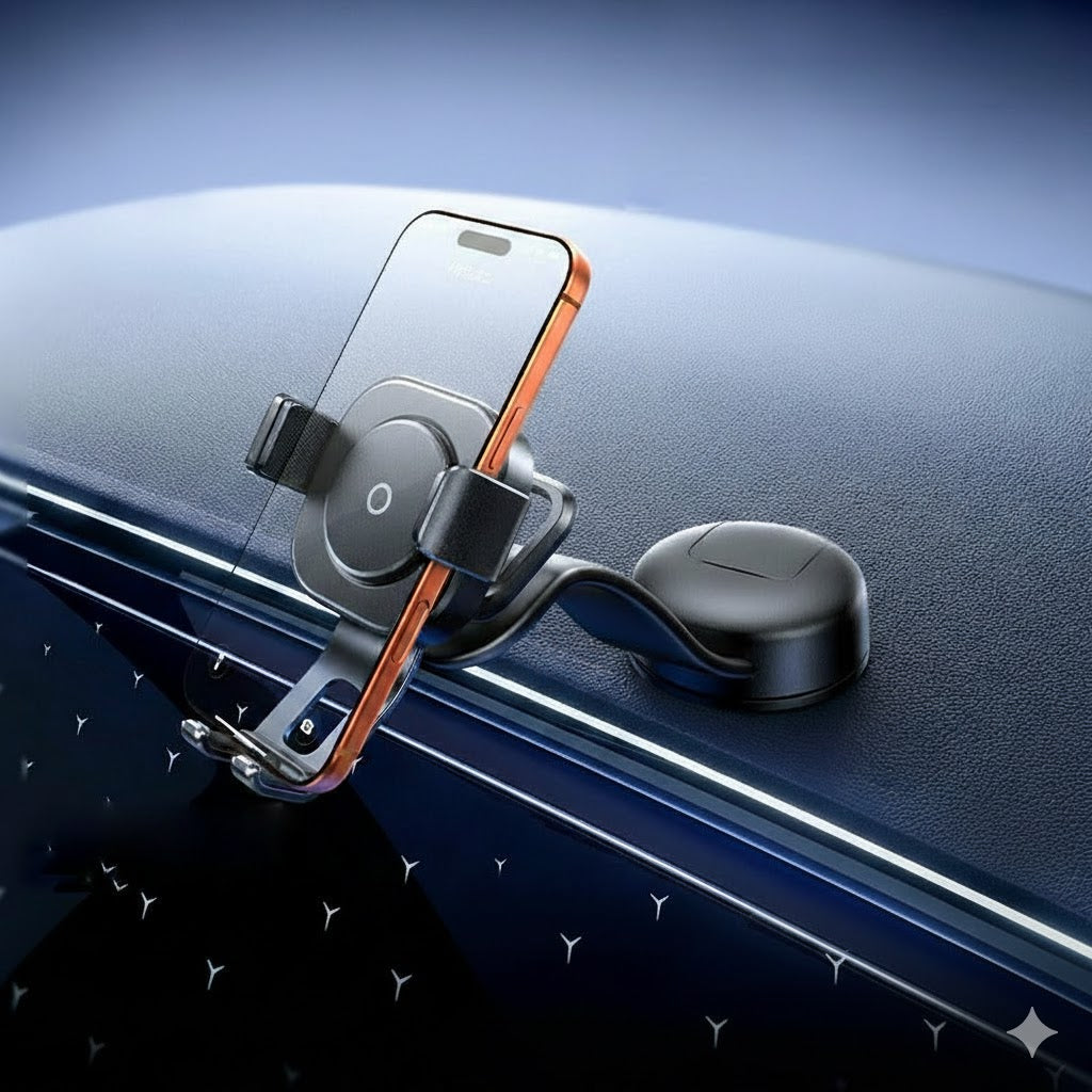 Mobile Phone Car Holder Dashboard Clamping Mount