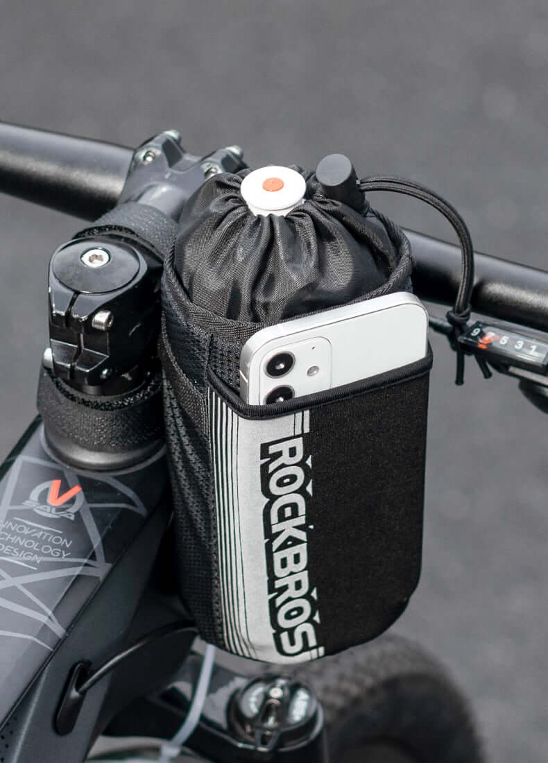 Bicycle Handlebar Bag Cycling Water Bottle Pocket Holder Scooter Bag