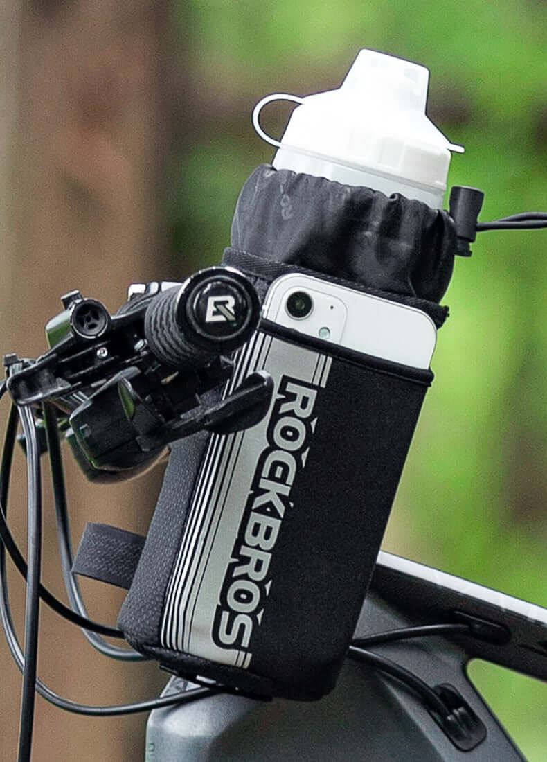 Bicycle Handlebar Bag Cycling Water Bottle Pocket Holder Scooter Bag