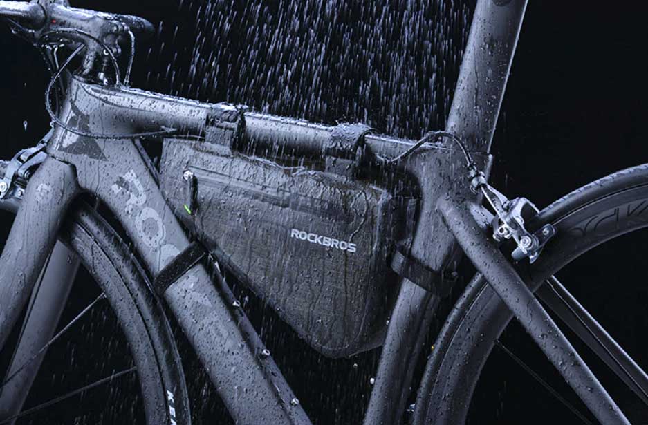 Cycling Bike packing Bag Waterproof Bike Frame Bag Large Tube Pouch Bag