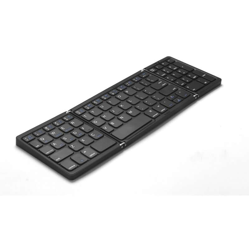 Mini 3 Layer Folding Wireless Bluetooth keyboard compatible with IOS Android Windows