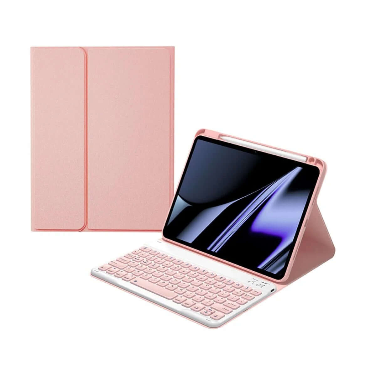 iPad Pro 11" Air 5/ 4 /11 bluetooth keyboard case with removable Foldable Cover