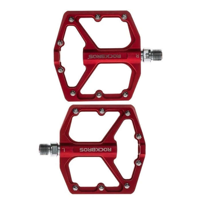 2 Pcs Bicycle Pedals Aluminium Alloy Platform Pedal For Road Mountain Bike