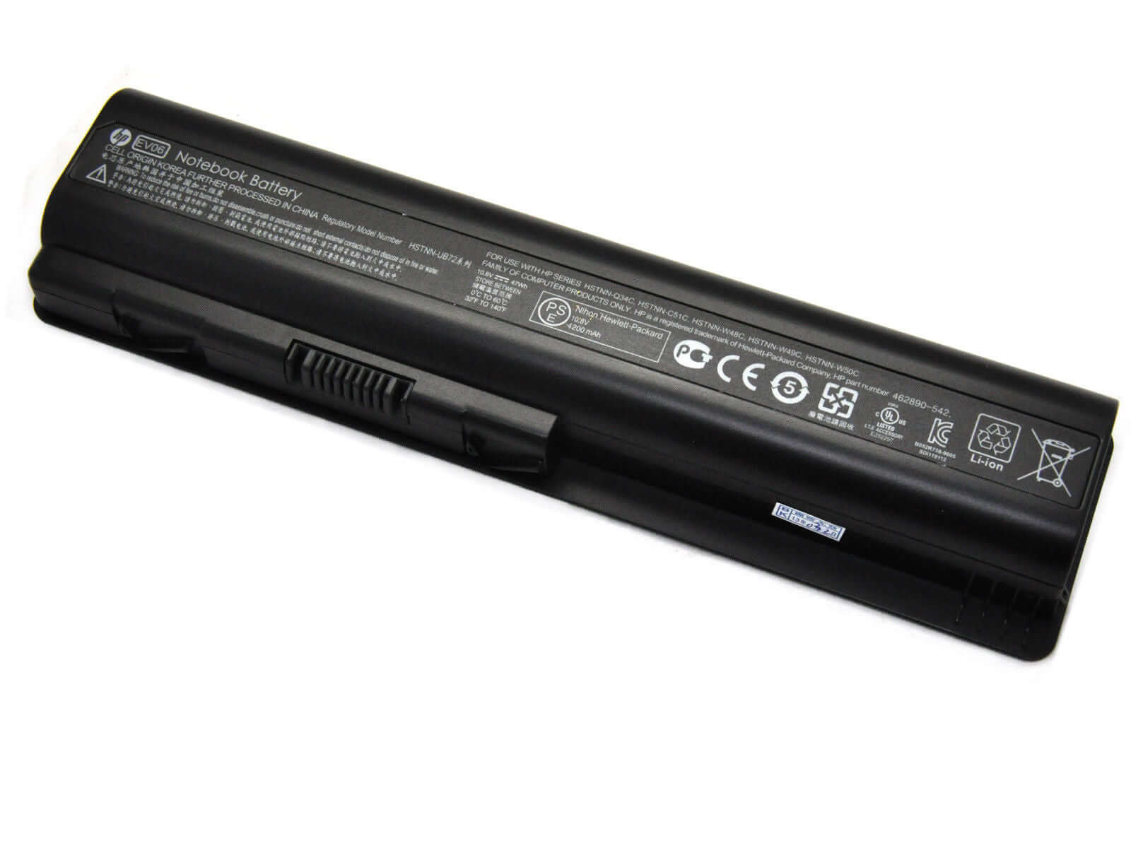 Genuine HP Pavilion DV4 G40 CQ40 CQ41 DV5 DV6 484171-001 EV06 Laptop battery