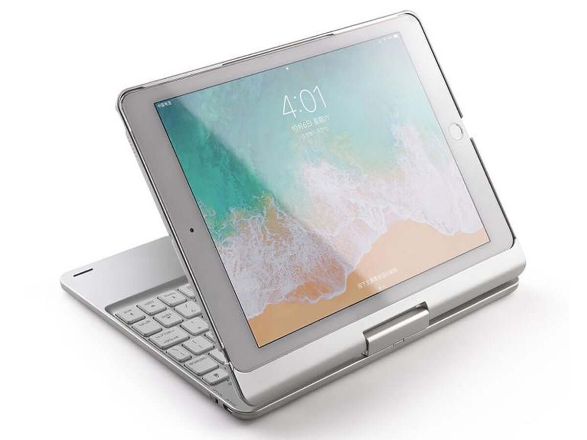 iPad 10.2 inch 7th 8th 9th 10.5" Air 3 Bluetooth Keyboard 360° Rotatable 7 Colors Backlit