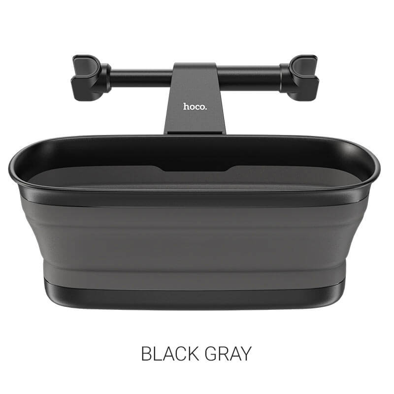 Car Back Seat storage box water Cup Mobile holder foldable With Mirror