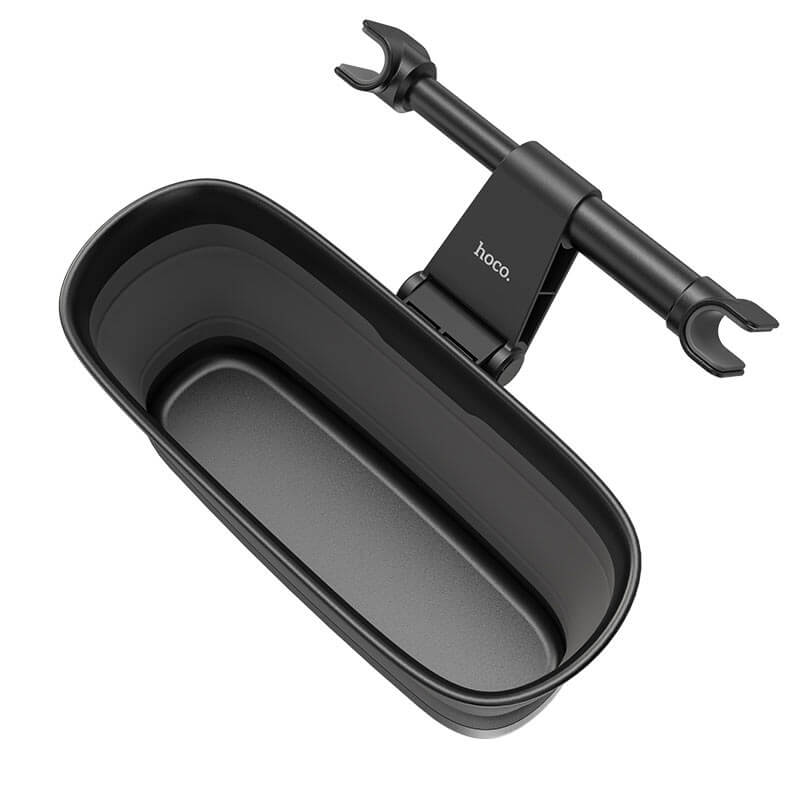 Car Back Seat storage box water Cup Mobile holder foldable With Mirror