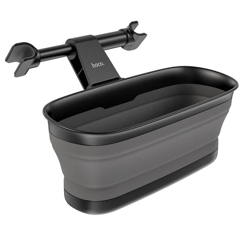 Car Back Seat storage box water Cup Mobile holder foldable With Mirror