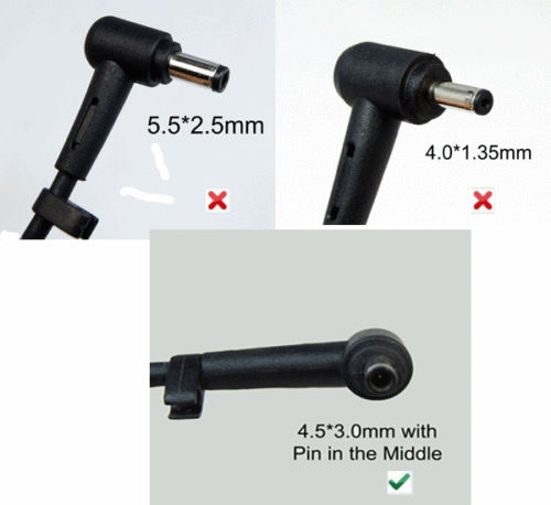 Asus 65W 19v 3.42A 4.5x3.0mm with central pin laptop adapter